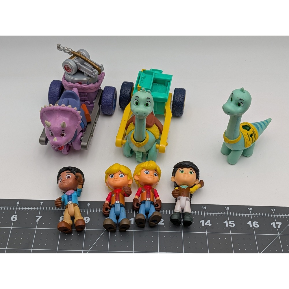 Dino Ranch Toy Figure Lot Jon Blitz Clover Miguel Tango Wagons
